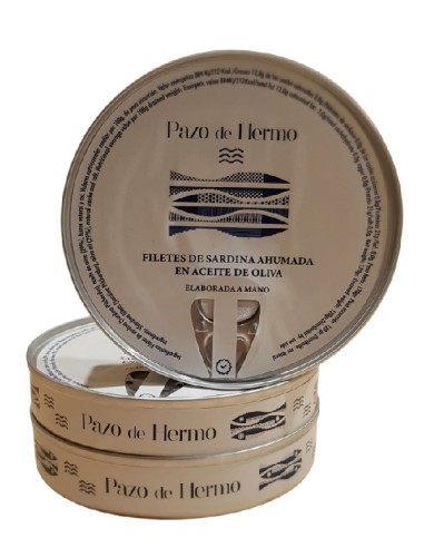 Filetes de sardina ahumada en aceite de oliva PdH