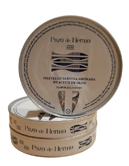 Filetes de sardina ahumada en aceite de oliva PdH