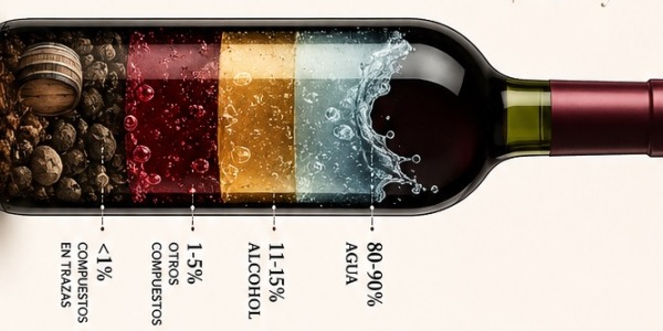 Todo lo que hay dentro de una botella de vino: mucho más que uva y alcohol