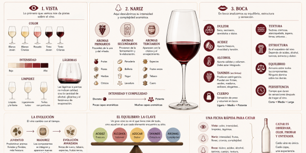 Las características básicas de un vino: cómo entender lo que tenemos en la copa