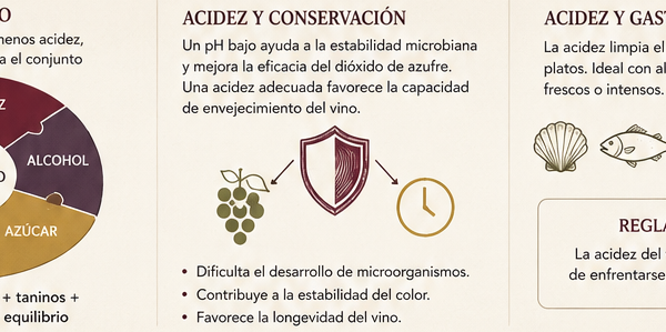 La acidez del vino: el nervio que hace que un vino cobre vida